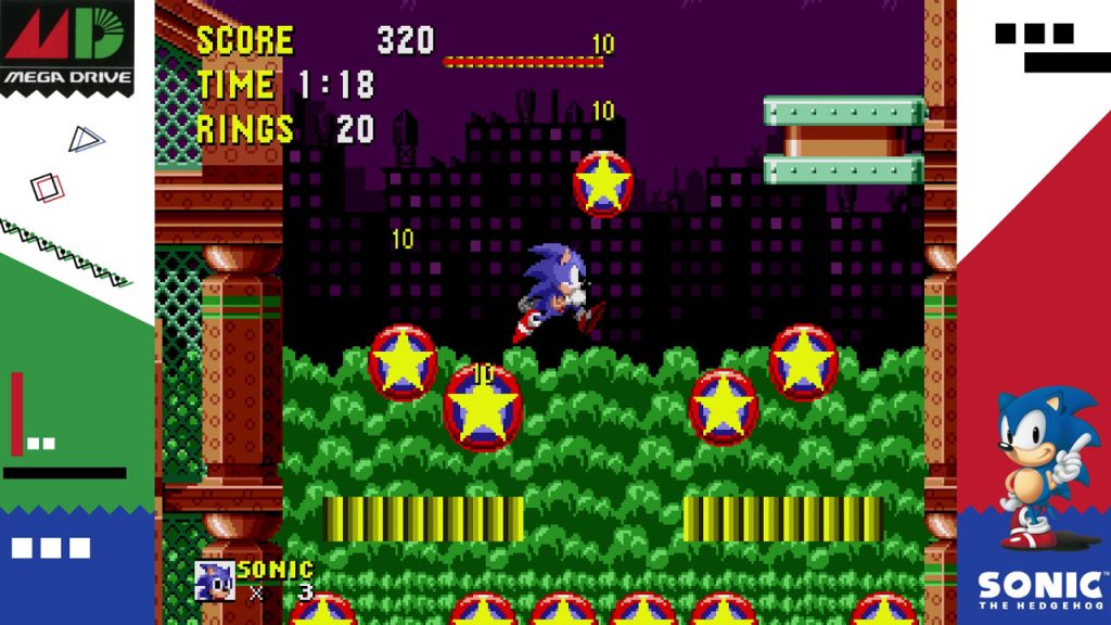 Sonic the Hedgehog Sega Ages screenshot