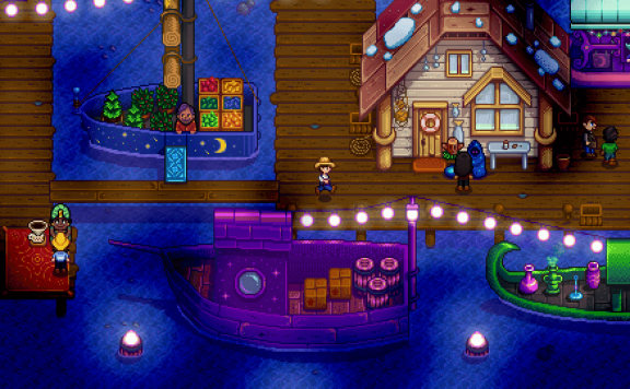 Stardew Valley Party at the Pier