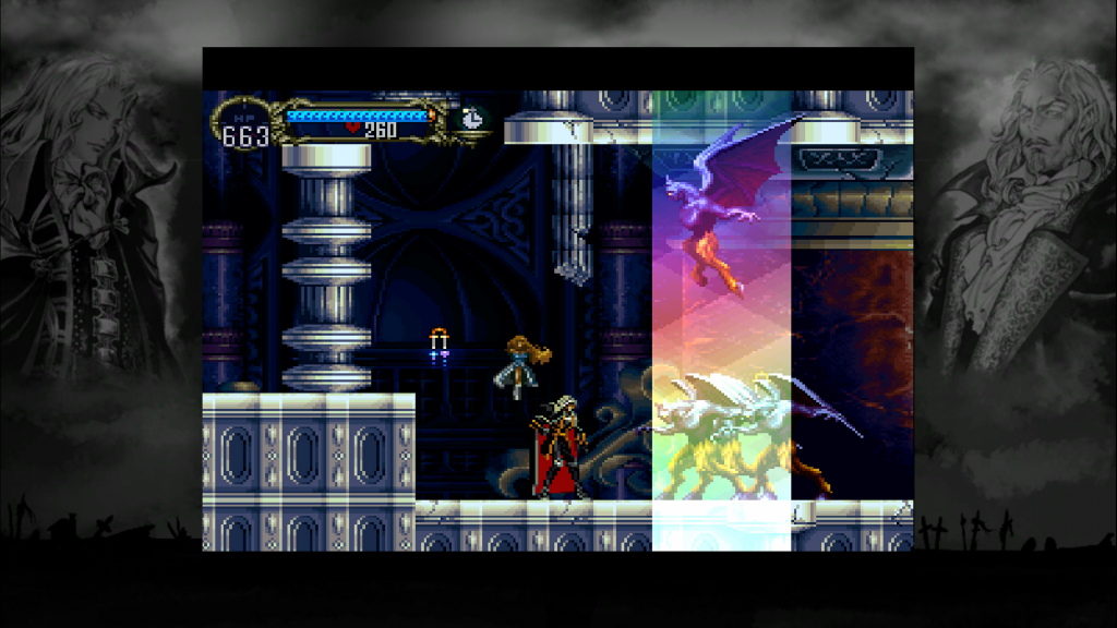 Castlevania: Symphony of the Night | Alucard fends off a horde of Demons