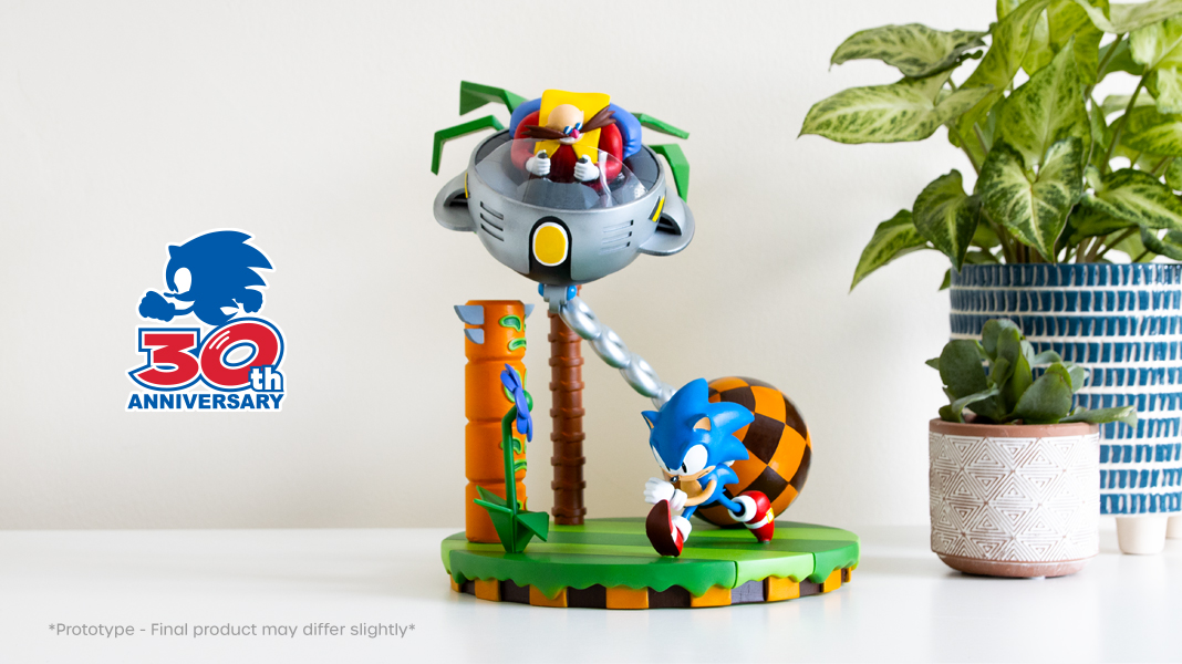 SEGA Unveil Sonic the Hedgehog 30th Anniversary Statue - Retro Ages
