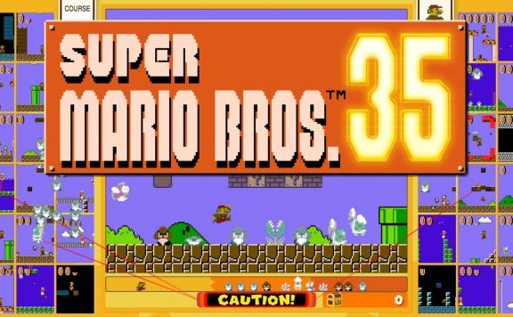 Super Mario Bros. 35 Banner