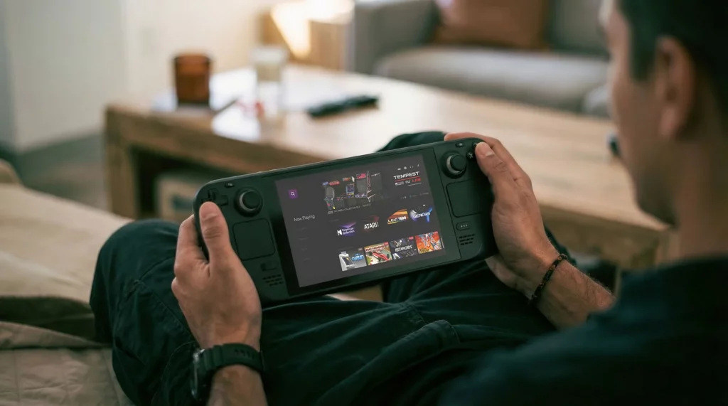 Polymega app on Steamdeck.