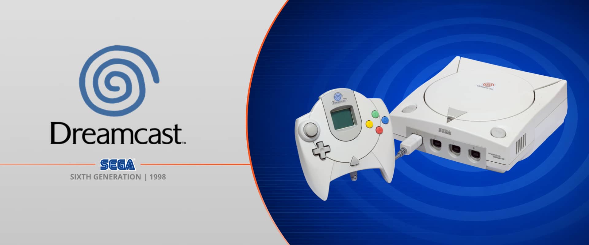 Dreamcast console banner