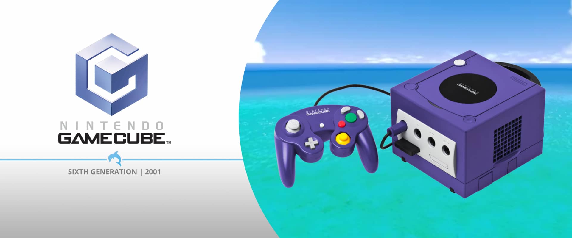 Nintendo GameCube console banner