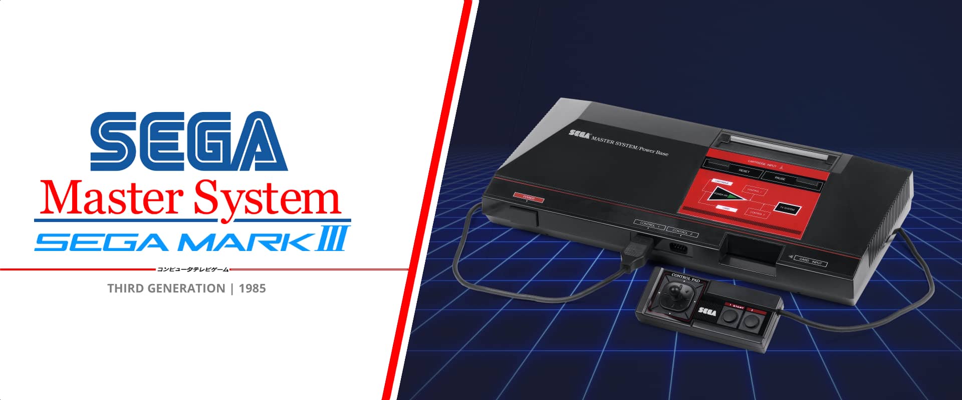 Master System console banner