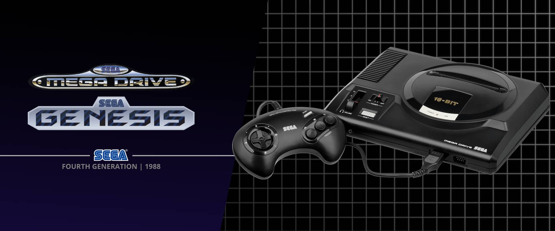 Mega Drive/Genesis console banner