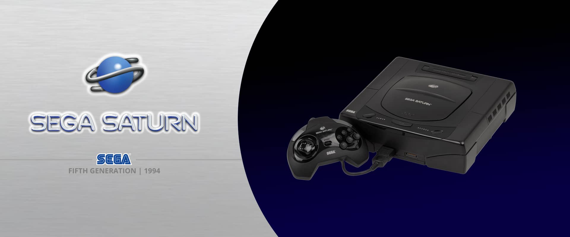 SEGA Saturn console banner