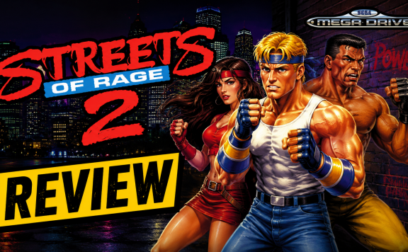 Streets of Rage 2 review banner - AI generated.