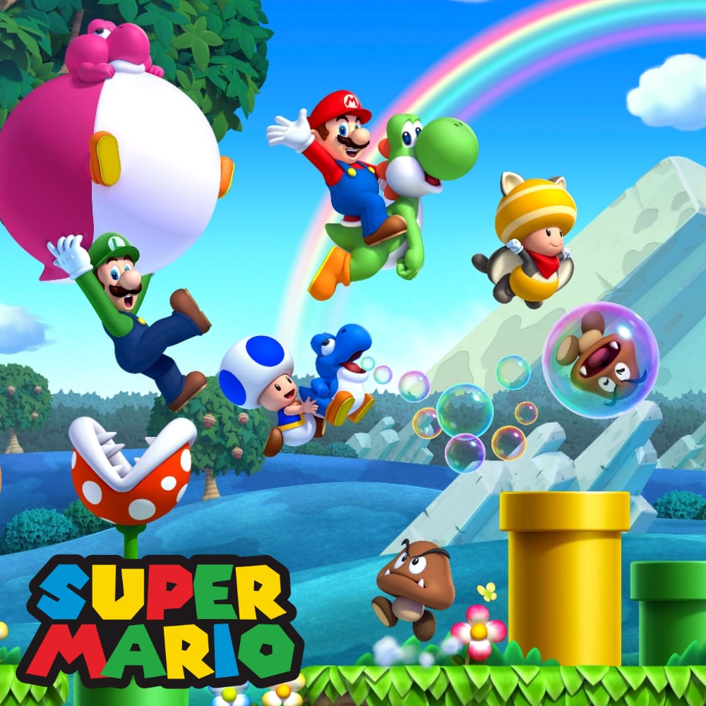 Super Mario (Series) Hub Button