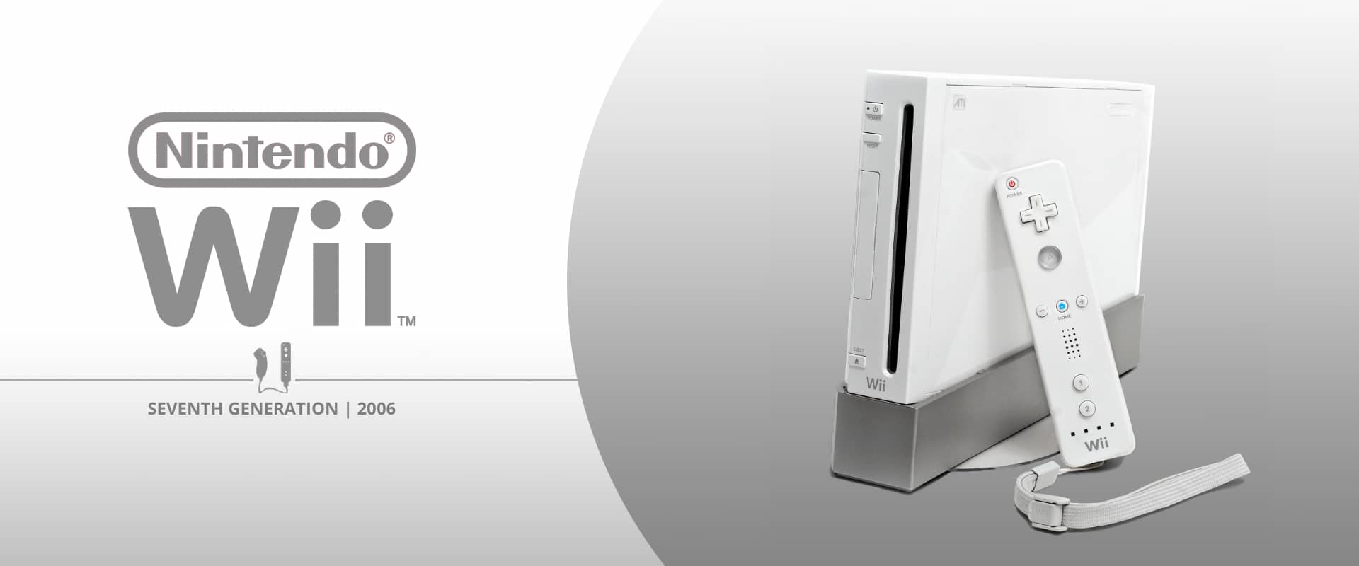 Wii console banner