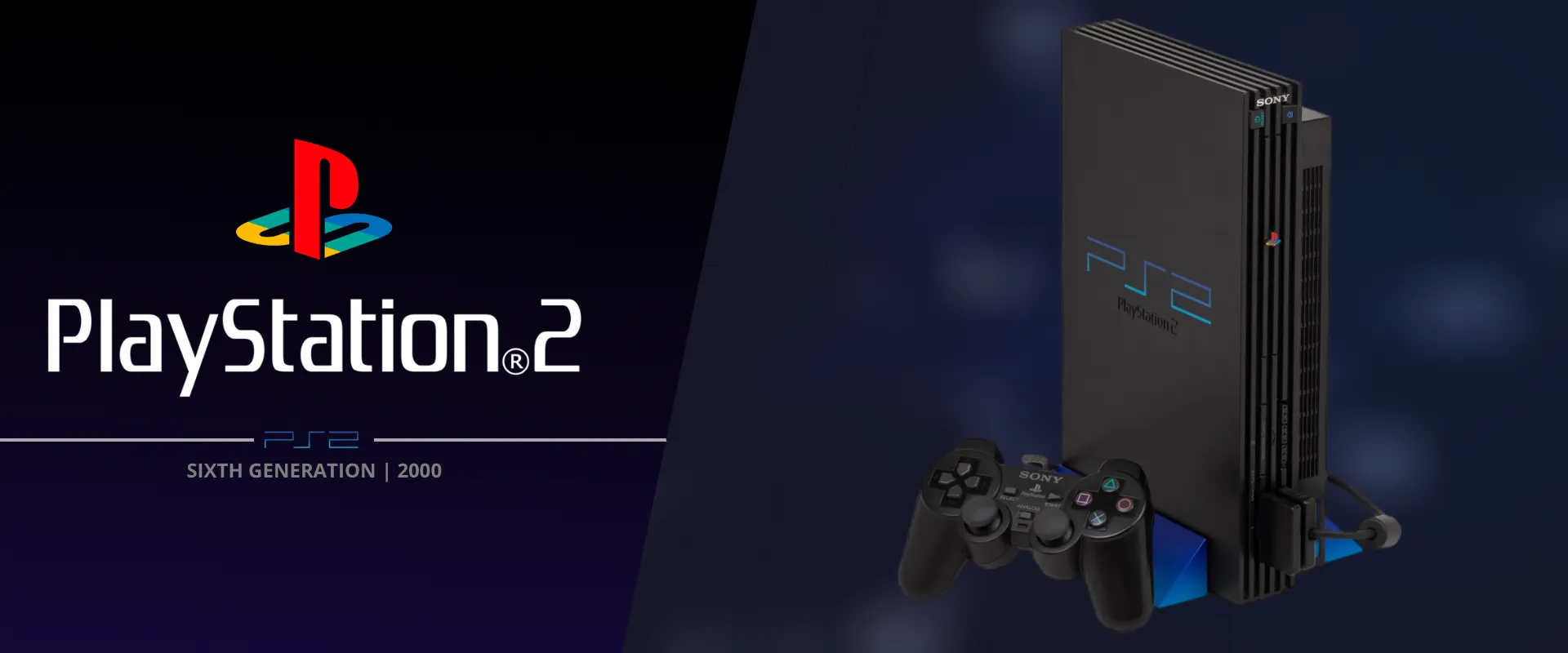 PlayStation 2 console banner