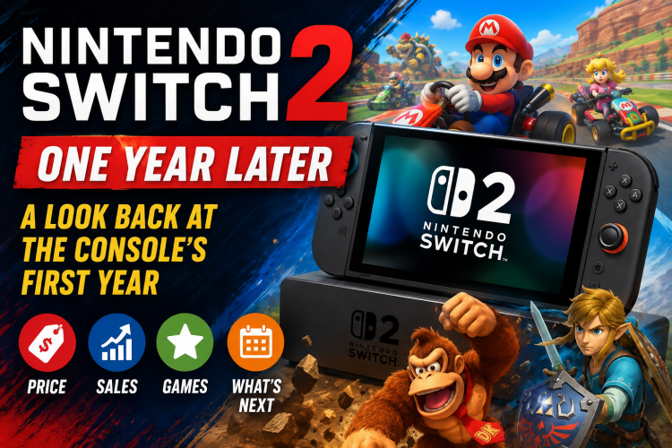 Switch 2 One Year Later - This image is an AI generated image.