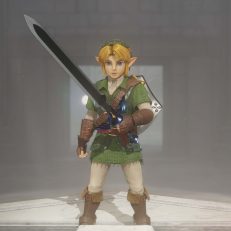 Link stands in the Temple of Time.